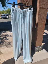 Made In Italy - Women's Silk Pant With Fringe