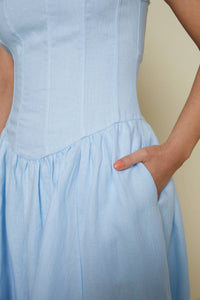 Astr - Kylie Linen Midi Dress