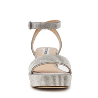 STEVE MADDEN Women's Mercerr-r Sandal in rhinestone - women's sandal - detail view