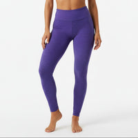 BBrazil Clothing Basket Weave Jacquard Long Leggings in purple - women's pants