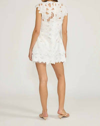Lucy Paris - Greta Eyelet Mini Dress