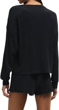 Z Supply - Daydream Rib Long Sleeve Top