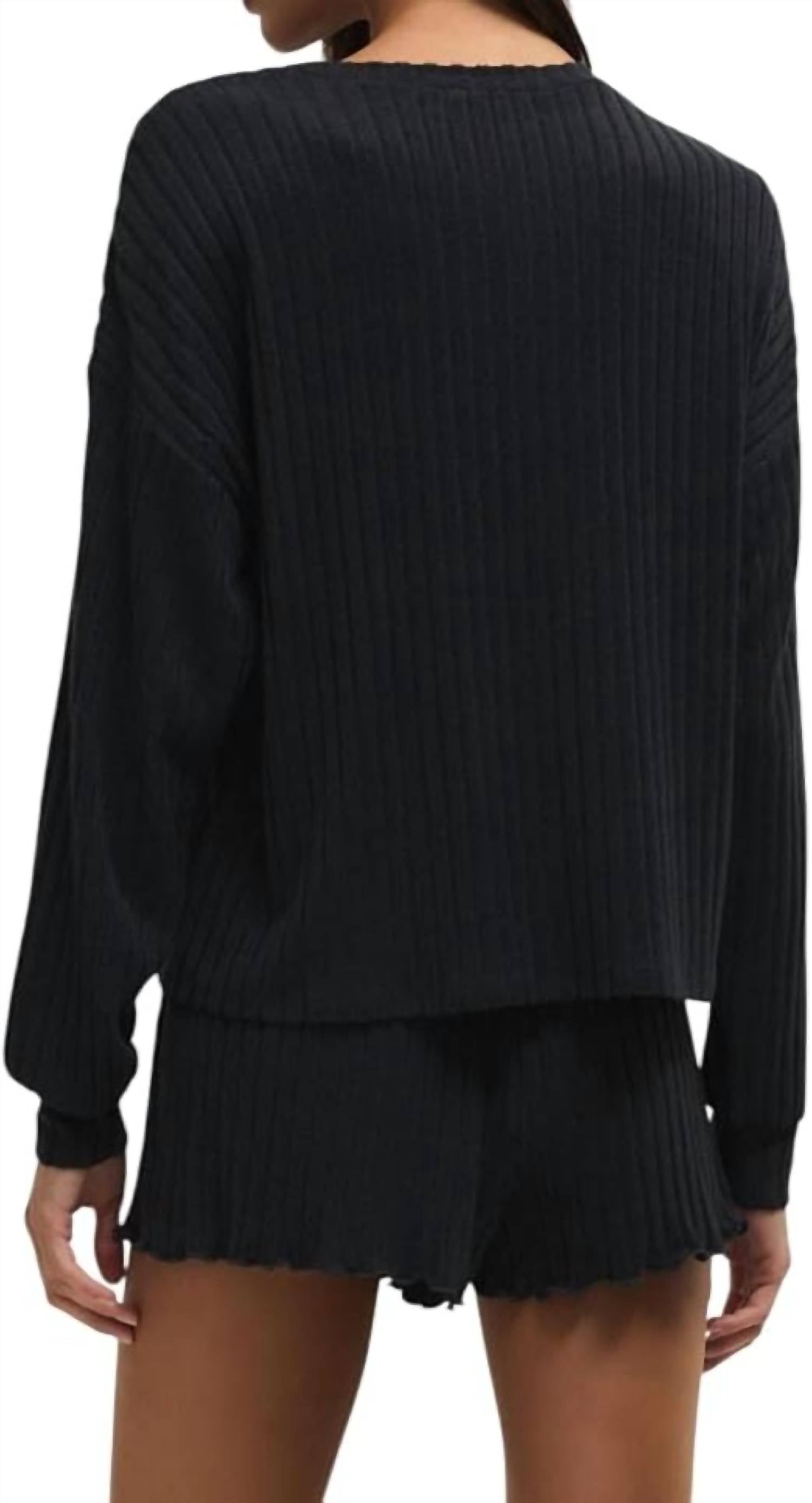 Z Supply - Daydream Rib Long Sleeve Top