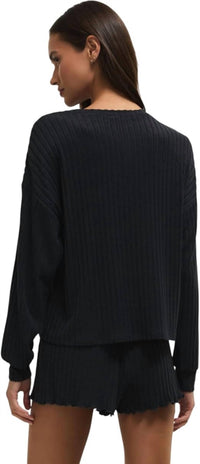 Z Supply - Daydream Rib Long Sleeve Top