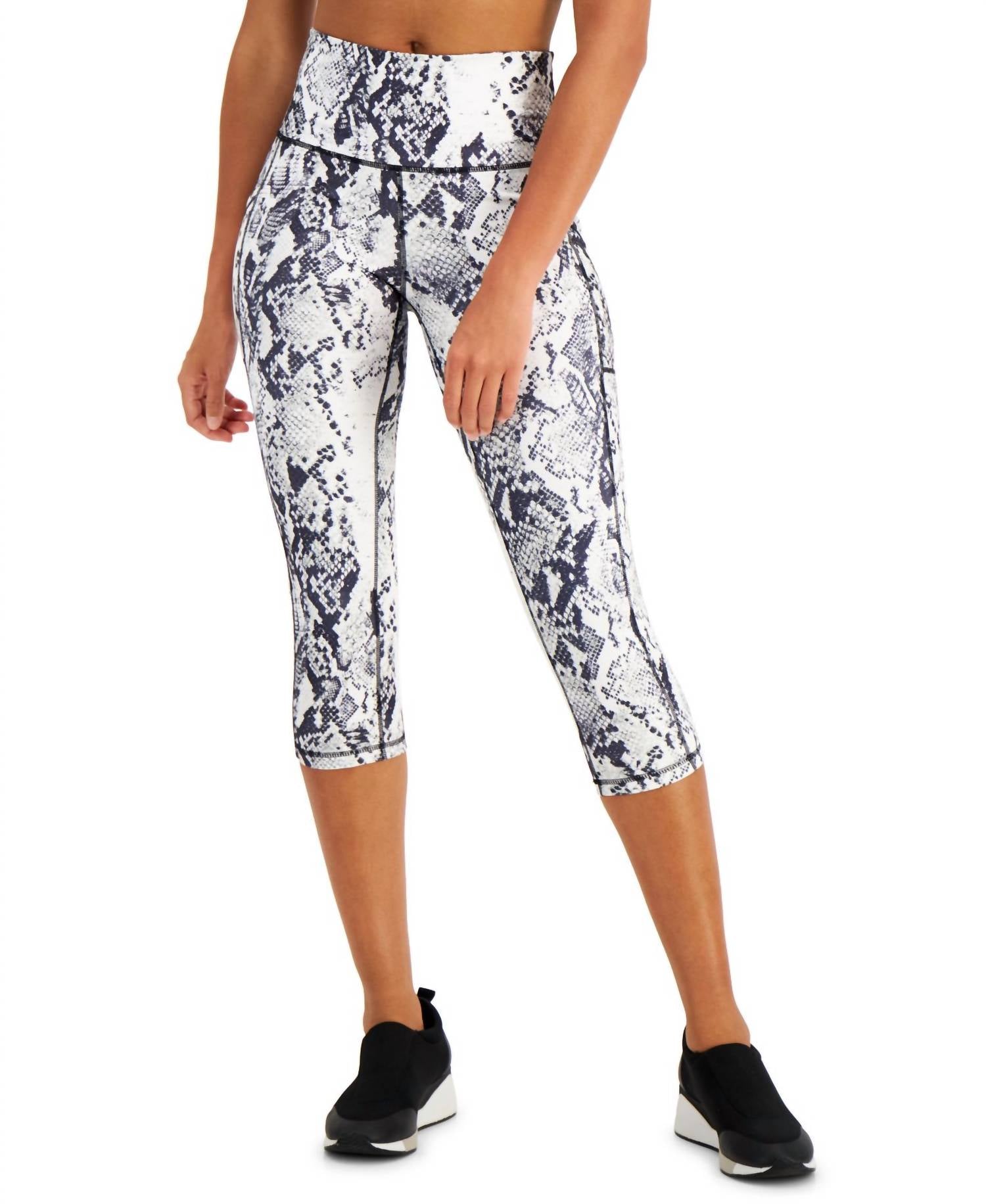 Ideology - Print Embossed Cropped Leggings