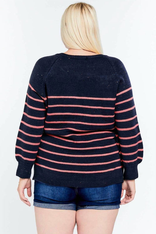 Stripe Plus Sweater