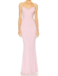 katie may Surreal Gown in rose quartz - women's dress