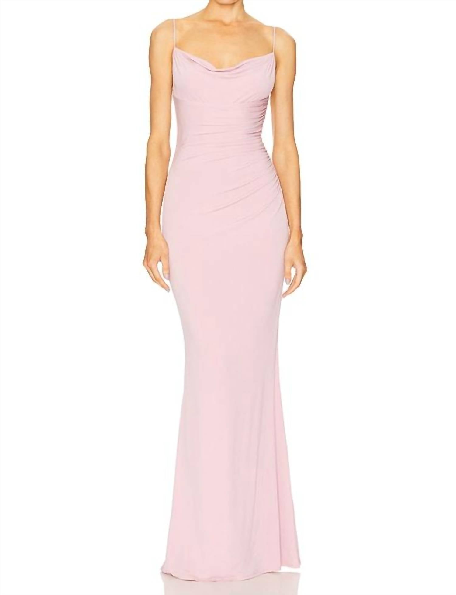 katie may Surreal Gown in rose quartz - women's dress