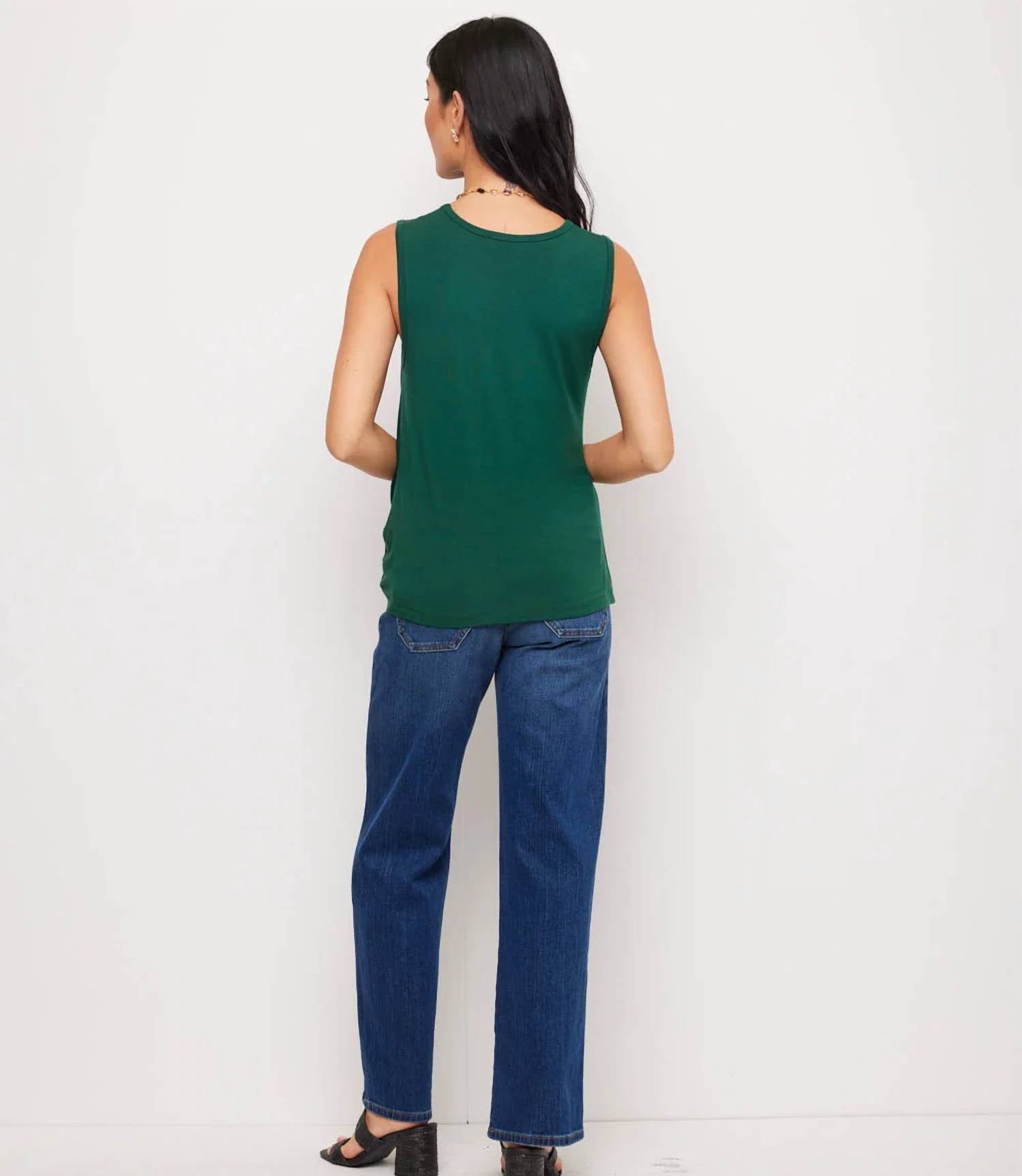 Karen Kane - Sleeveless Pick-Up Top