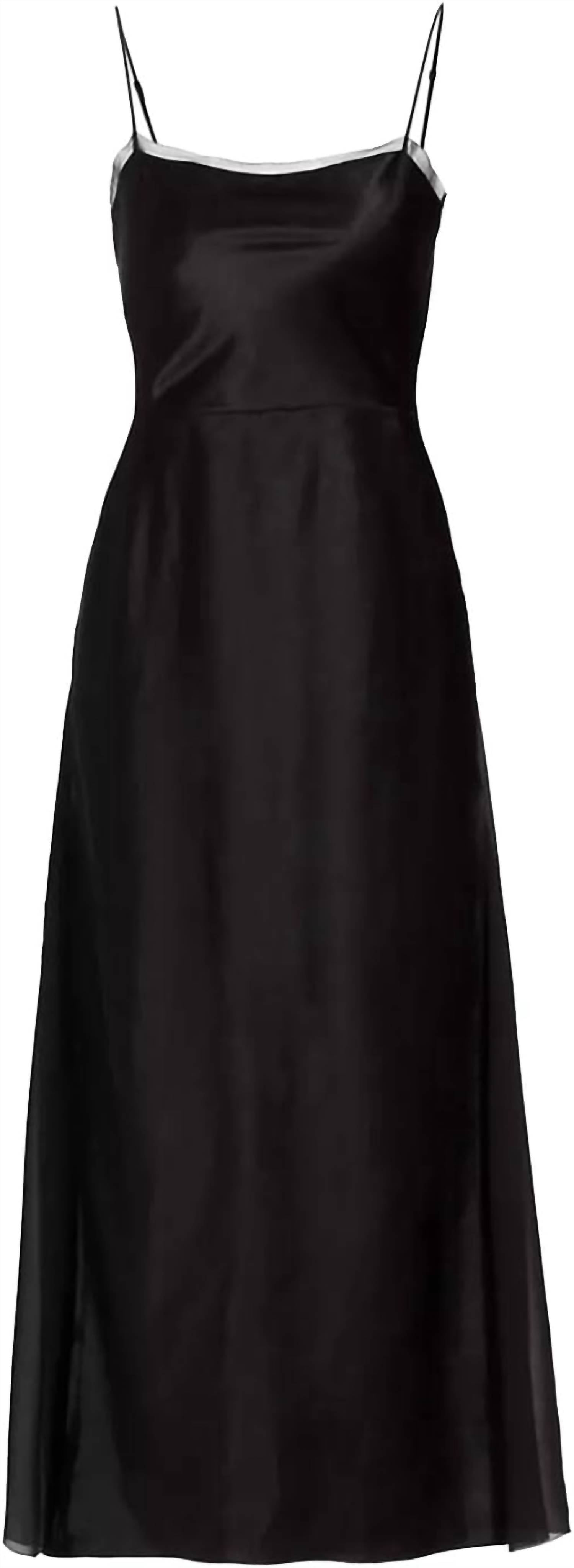 Vince - Sheer Panelled Slip Dress