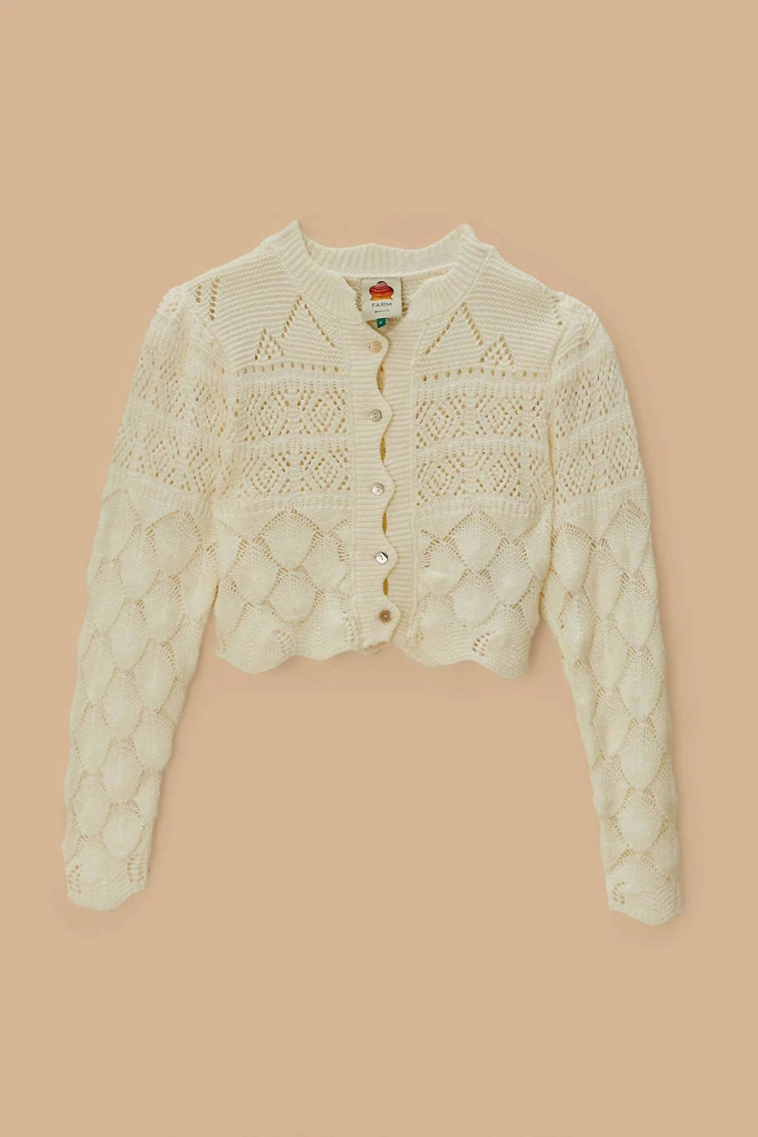 Farm Rio - Mix Lace Stitch Cardigan