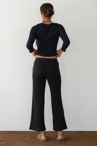 Donni. - Sweater Rib Kick Flare Pants