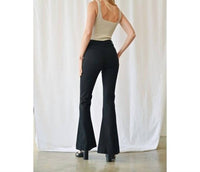 Mica Denim - Antica High Rise Trouser Hem Flare Jeans