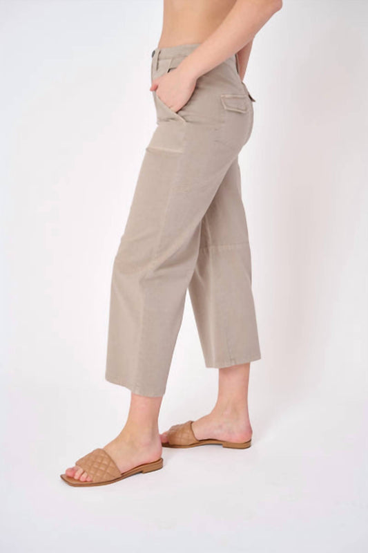 Marrakech - Anneheim Crop Barrel Leg Mini Flare Pants