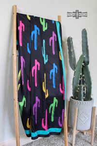 Rowdy Crowd - Women's Cactus Craze Western Wild Rag Scarf