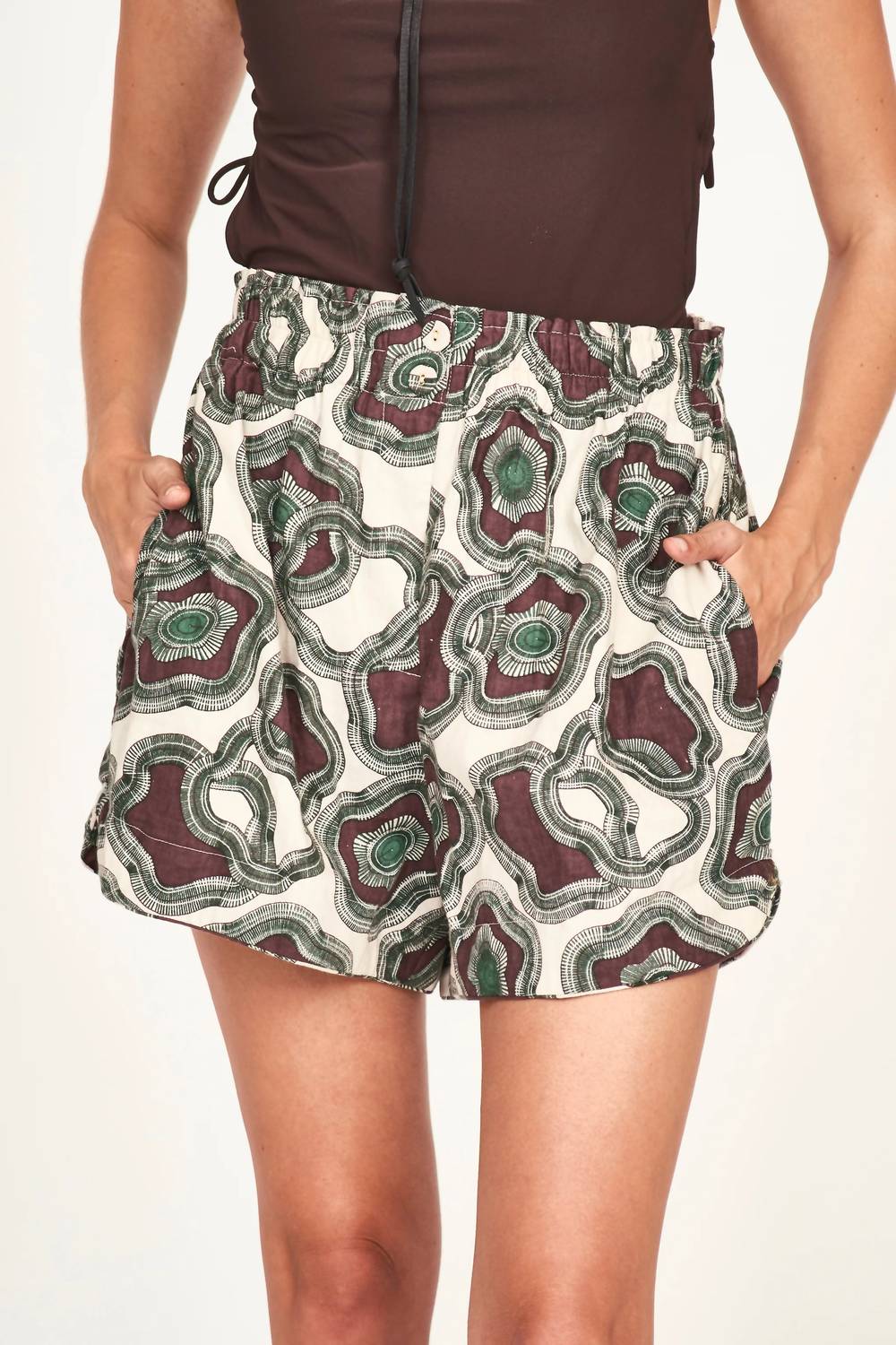 Mirth - Track High Waisted Shorts
