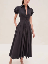 Alexis - Gyles Button-down Midi Dress