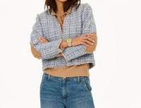 Kerri Rosenthal - Fringe Tweed Short Jacket