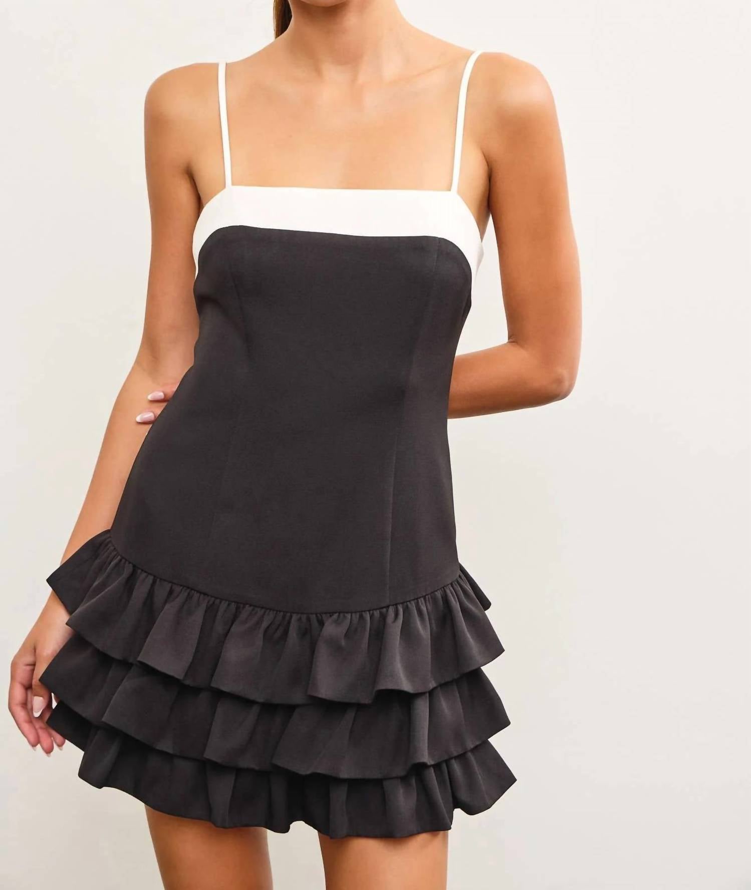 Mustard Seed - Layered Cami Ruffle Dress