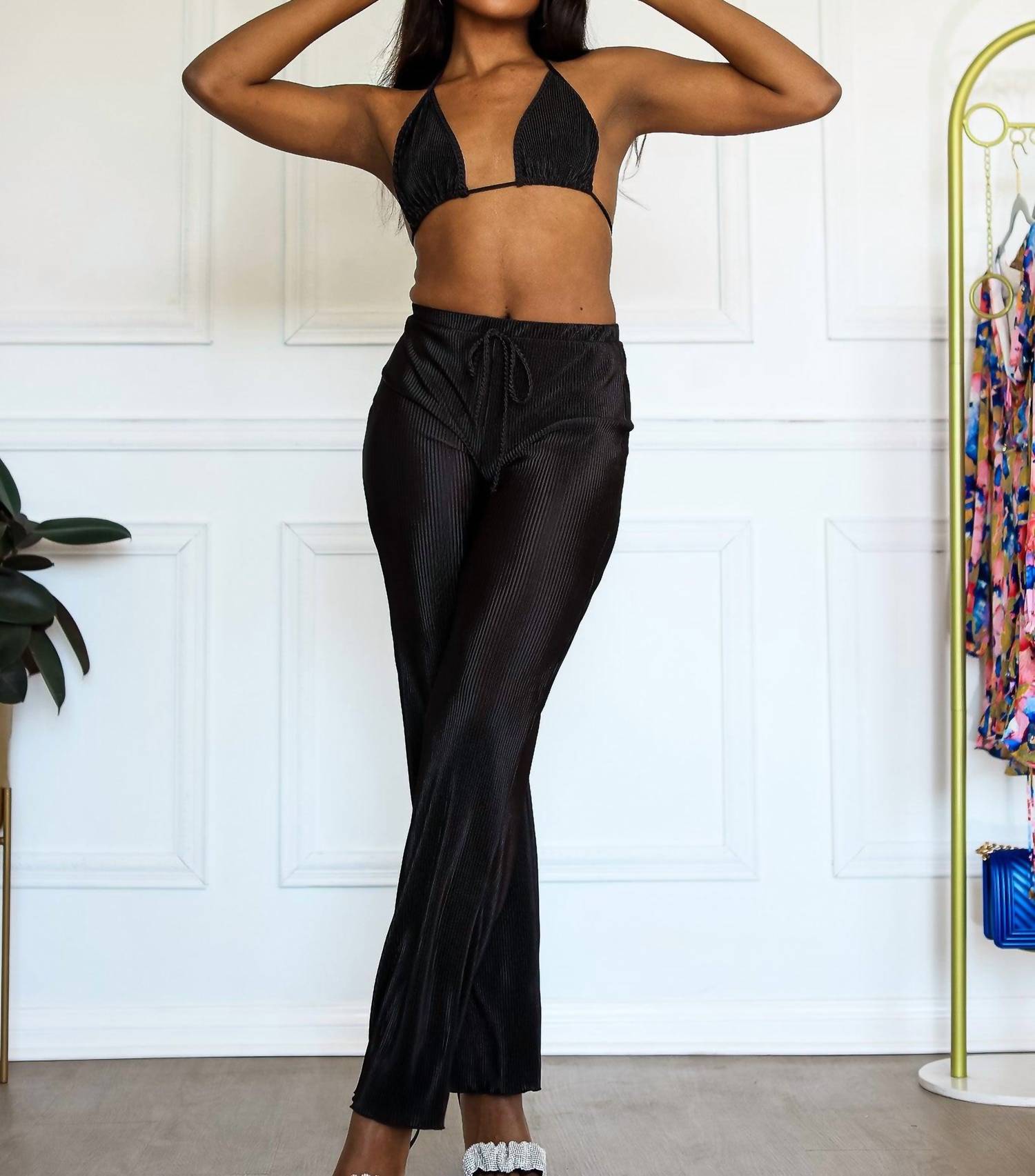 Little Secret Of Mine - Allure Noire Plisse Set