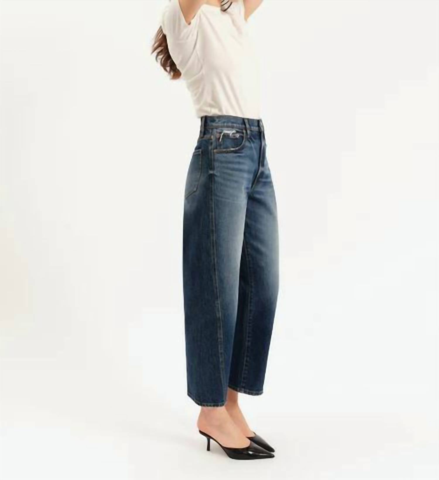 Daze - Westward High Rise Barrel Leg Jeans