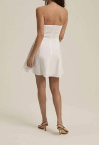 Favorite Daughter - Favorite Strapless Mini Linen Dress