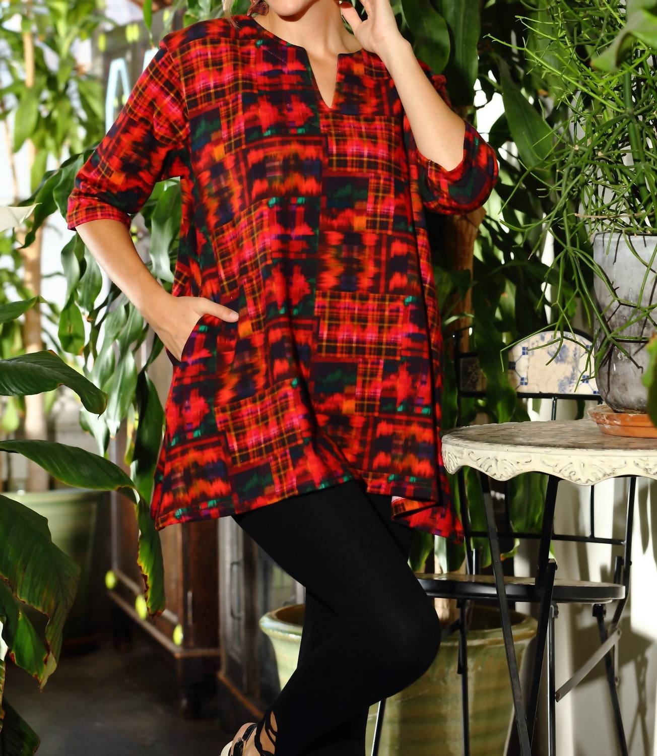 Kikisol - Searenity French Terry Tunic With Pockets
