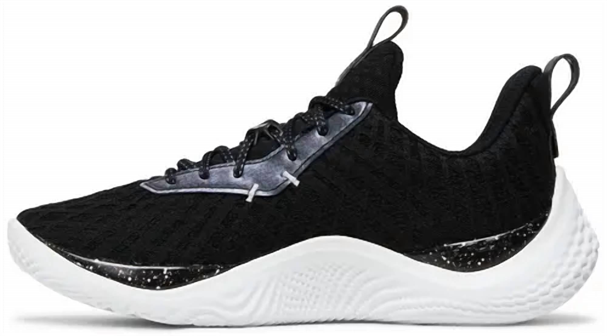 UNDER ARMOUR Men's Curry Flow 10 Shoes in black white - men's shoe - alternate view