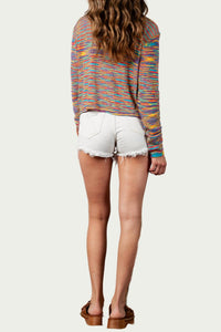 Lucca - SPACE-DYED INTARSIA-KNIT SWEATER