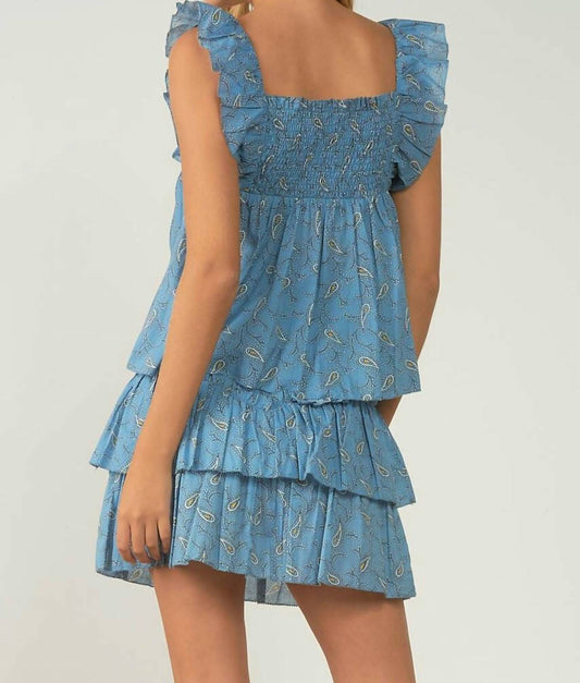 Elan - Layered Tiered Mini Skirt