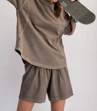 Rae Mode - Comfort Washed Cotton Shorts Set