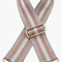 Jen & Co. - Women's Striped Adjustable Crossbody Bag Strap
