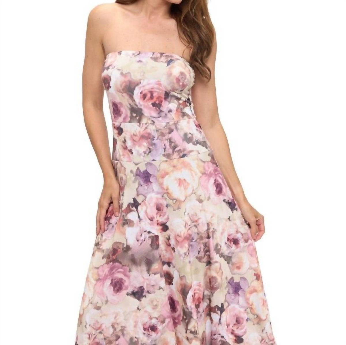 Ariella - Tube Flare Maxi Dress
