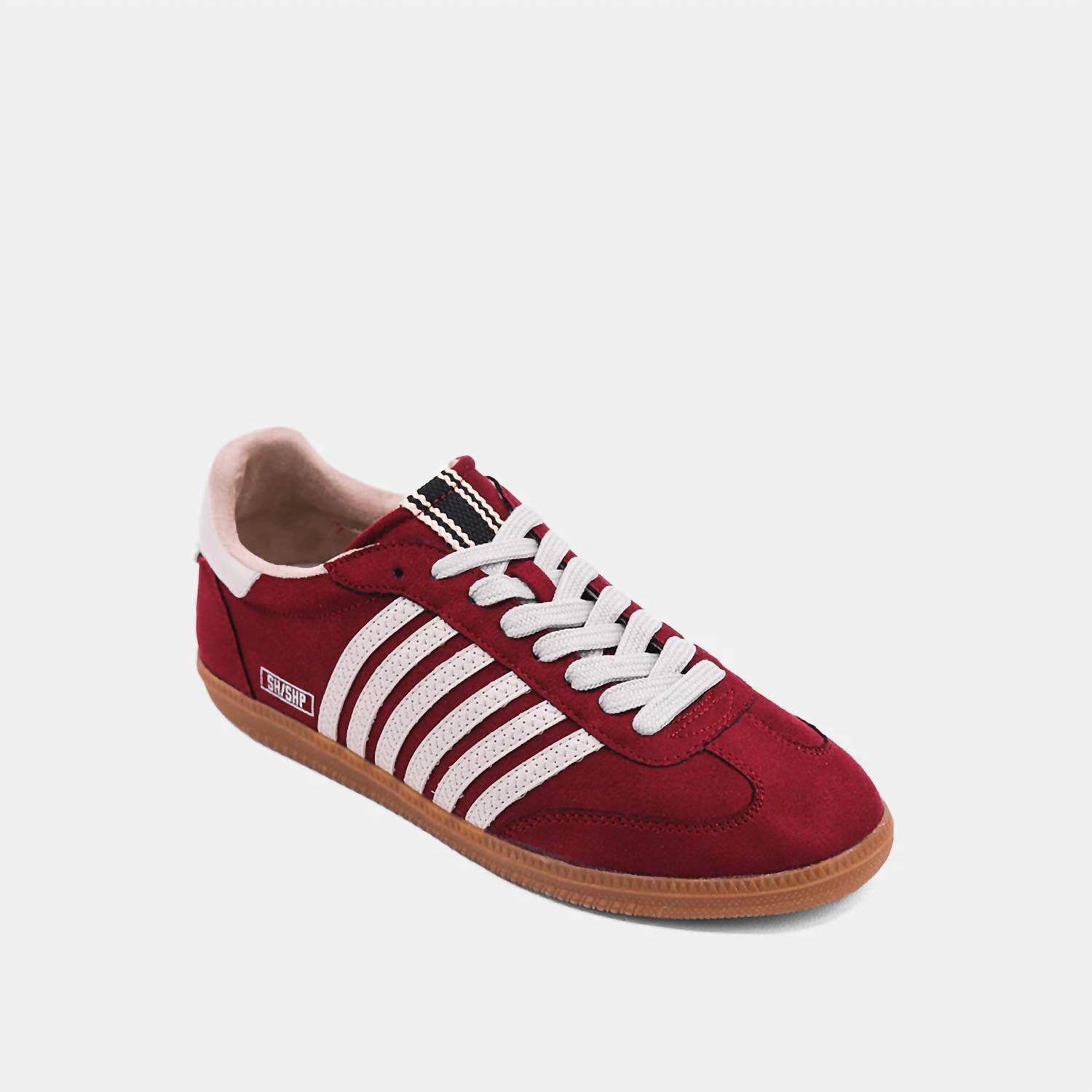 SHU SHOP Women's Stevie Sneaker in wine suede - women's sneaker