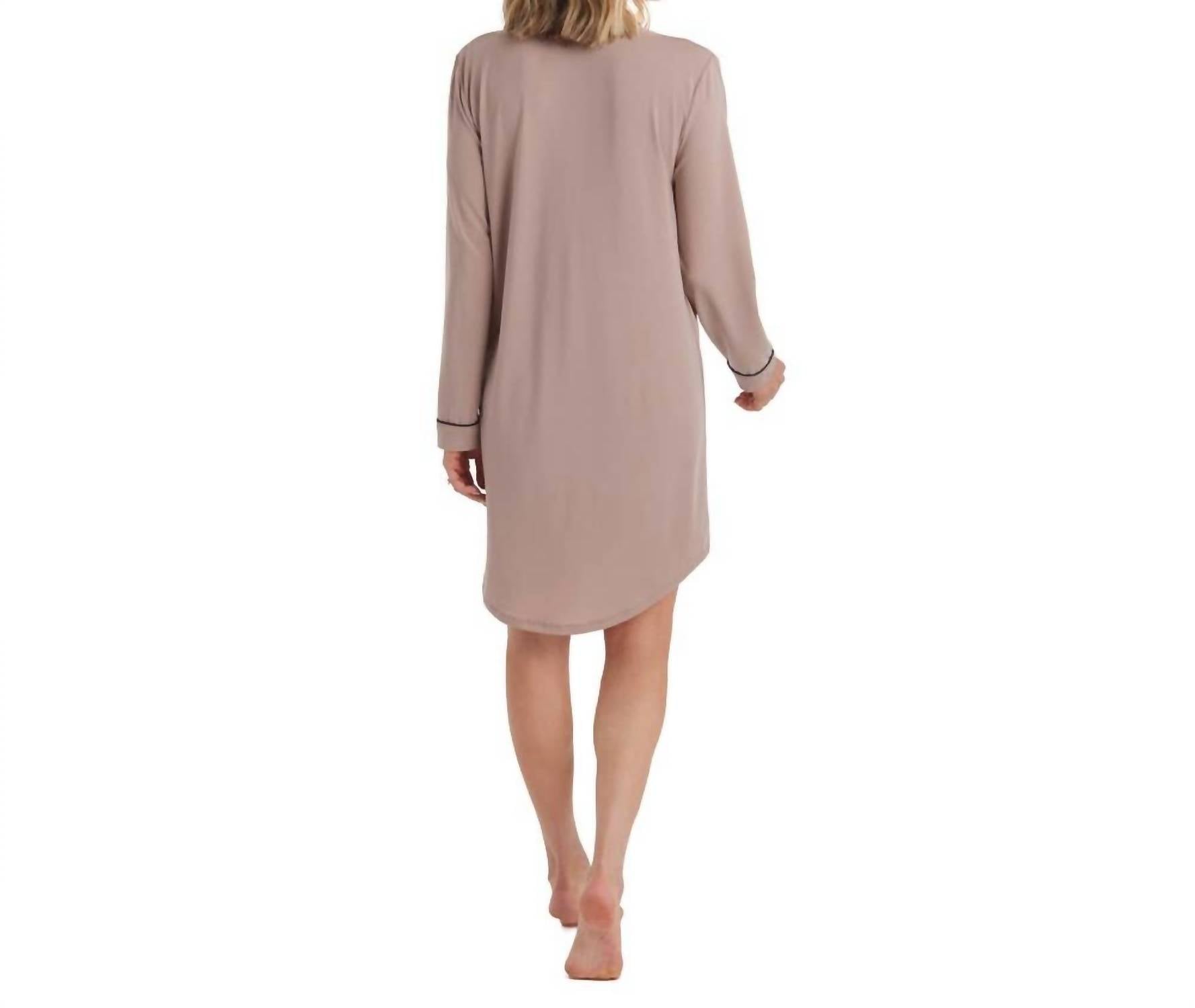 Softies - Tatum Shawl Collar Sleepshirt
