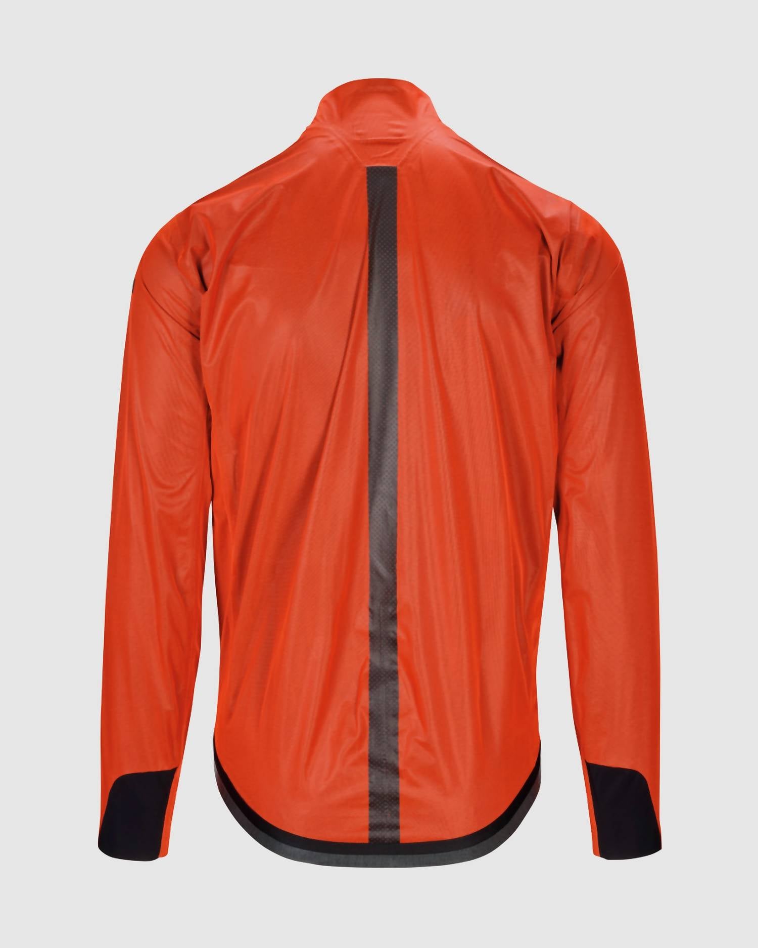 Assos Men's Quipe Targa Riding Rain Jacket in propeller orange - men's jacket - detail view