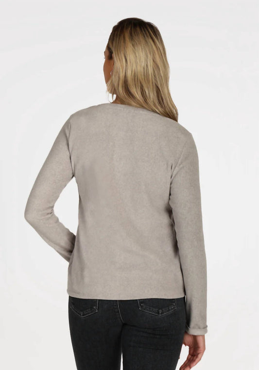 Dylan - Coco Fleece Crewneck Cardigan