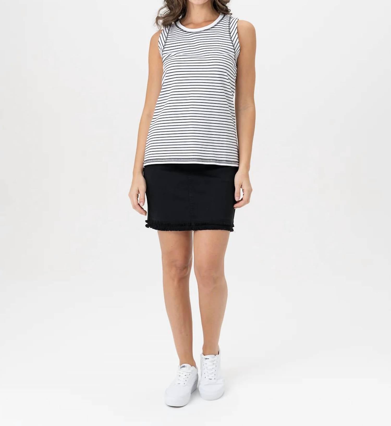 Renuar - Raw-edge Mini Skirt