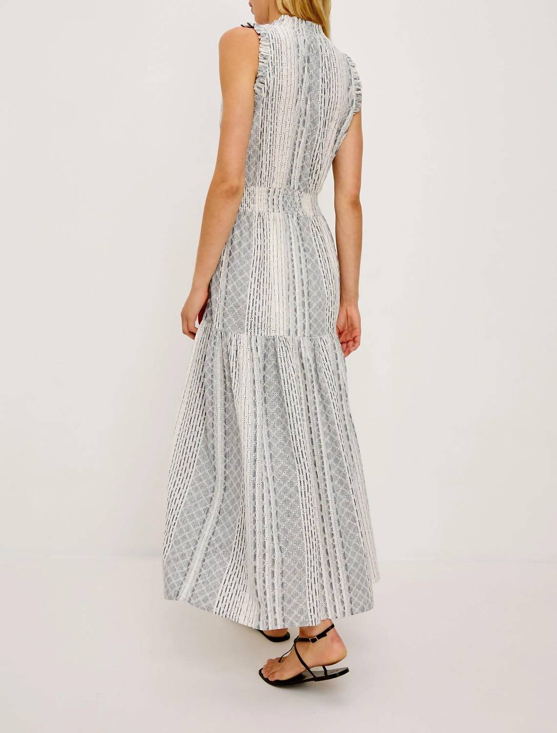 Rails - Alessi Striped Eyelet Maxi Dress