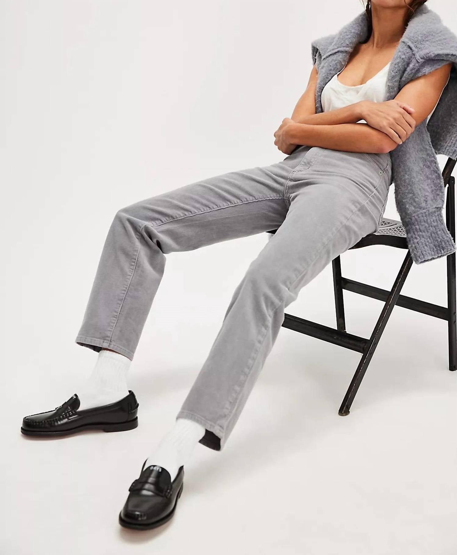 Rolla'S - Original High Rise Straight Cord Pants