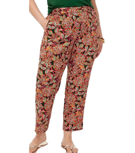 J.Crew - Pull-on Tapered Leg Floral Jamie Pant - Tall