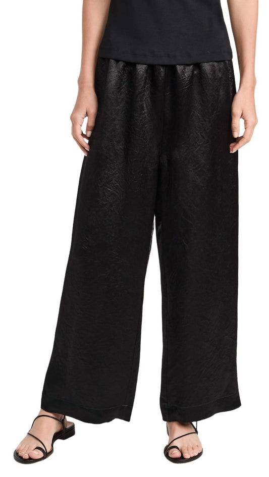 Enza Costa - HAMMERED SATIN ANKLE PANT