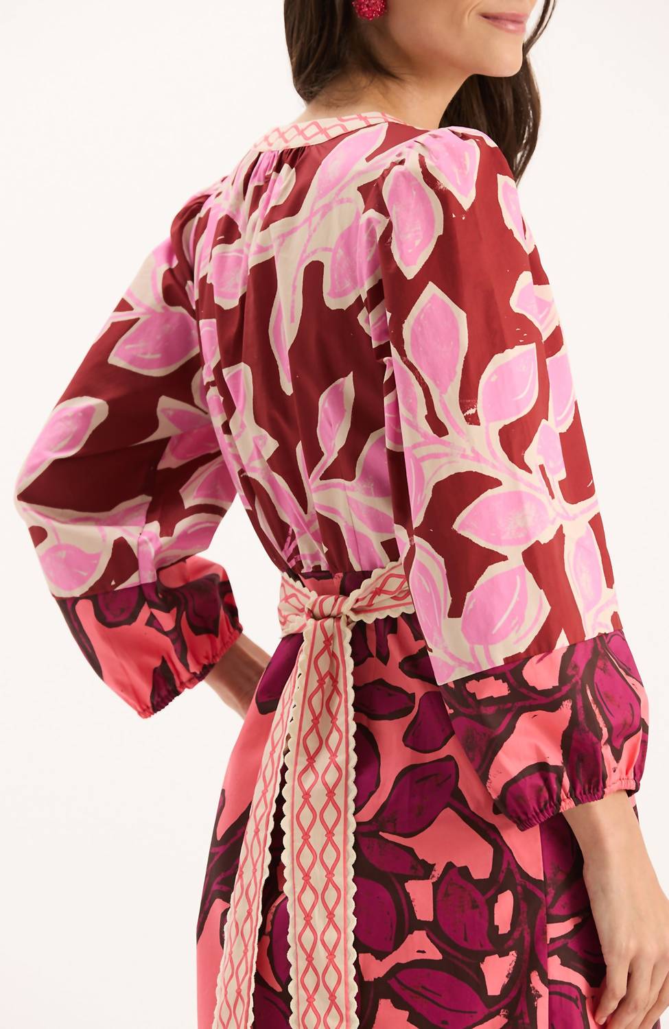 Tyler Boe - Kelsey Cotton Print Midi Dress