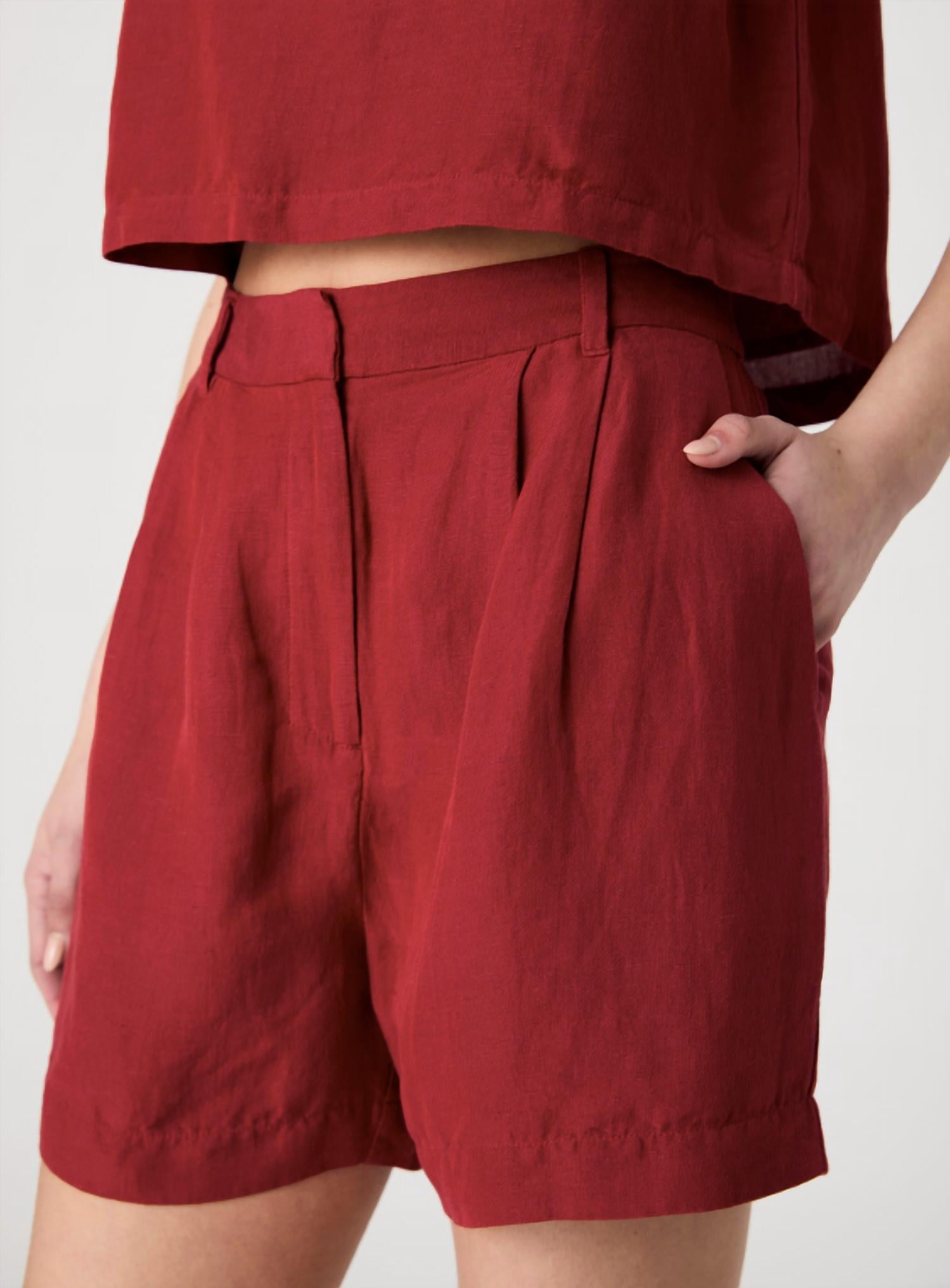 French Connection - Birdie Linen Walking Short