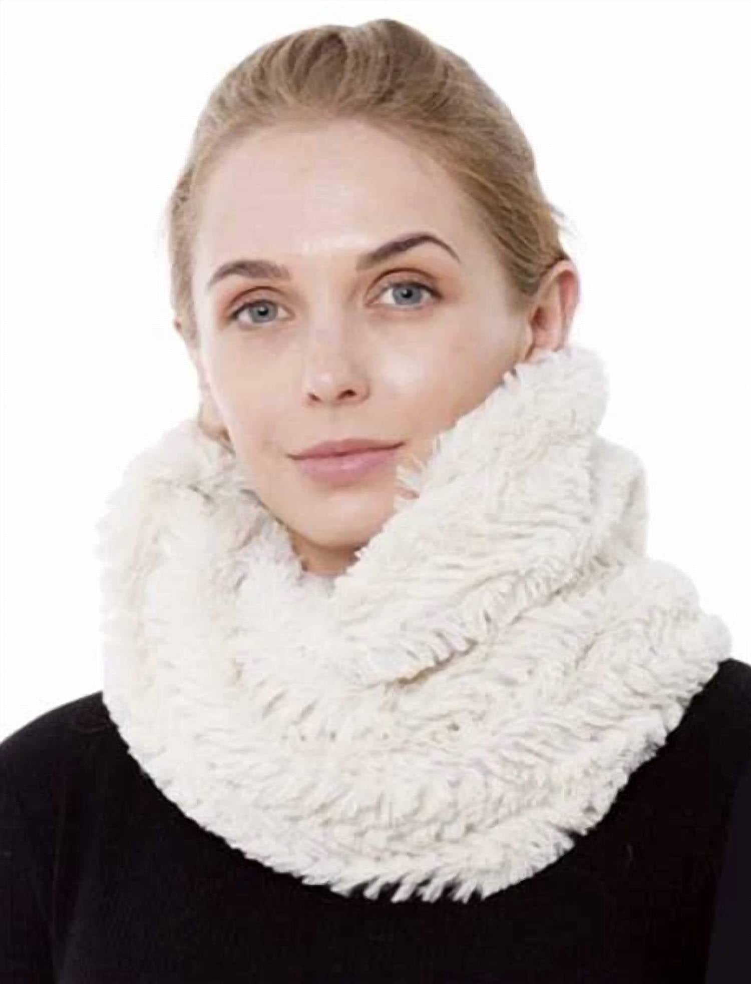 Steve Madden - Women's Faux Fur Infinity Scarf