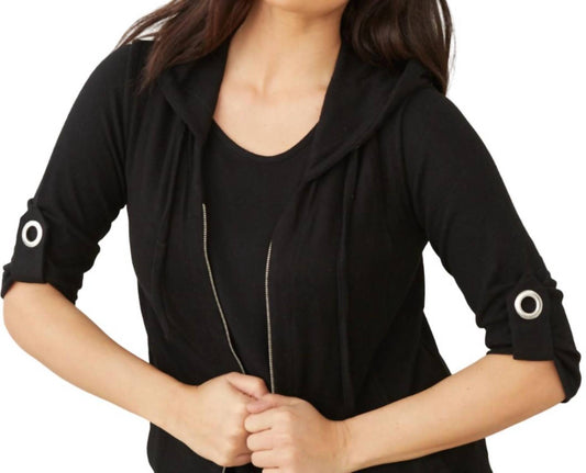 Soft Stretch Roll Sleeve Top