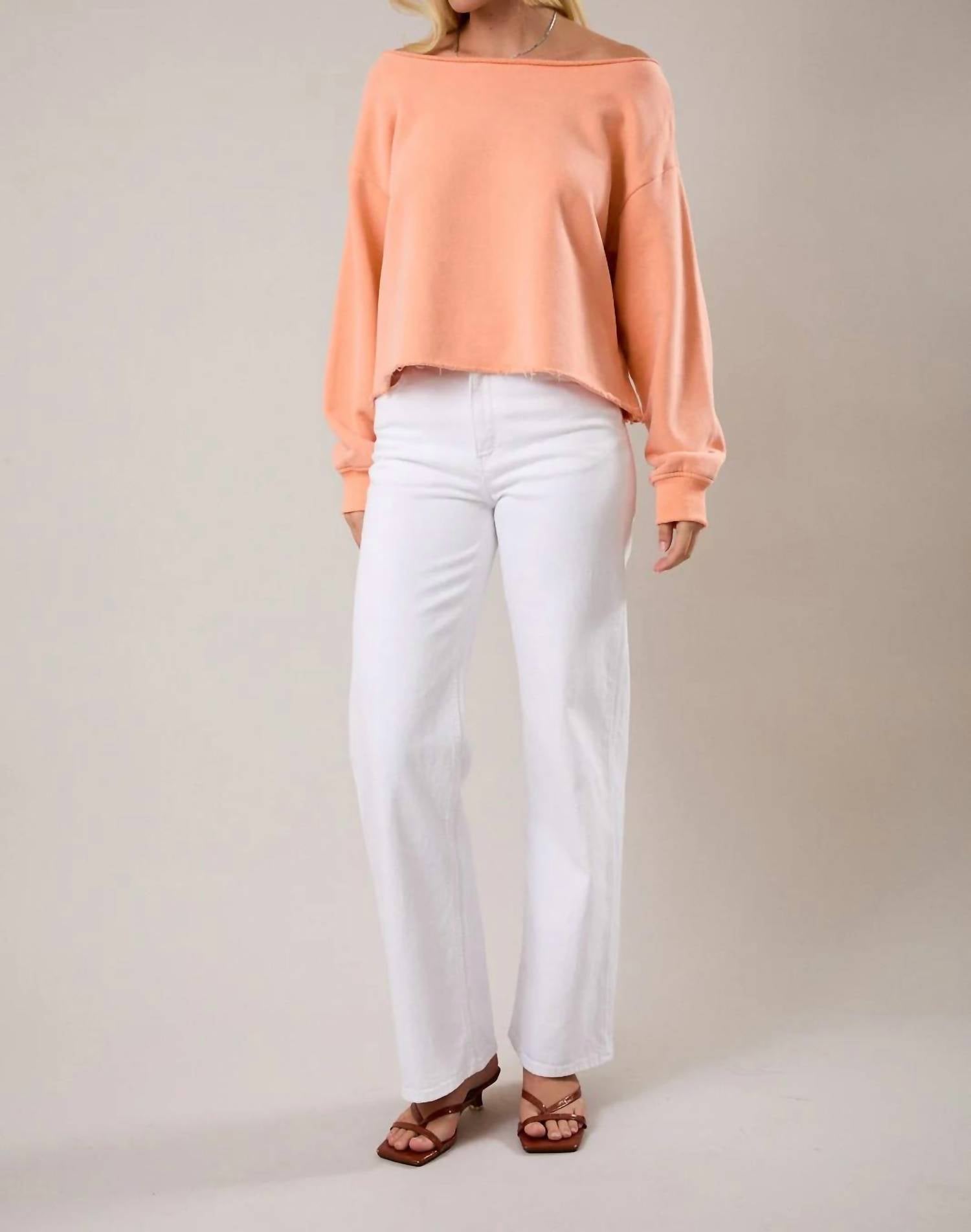 Le Lis - Kennedy Off The Shoulder Sweatshirt