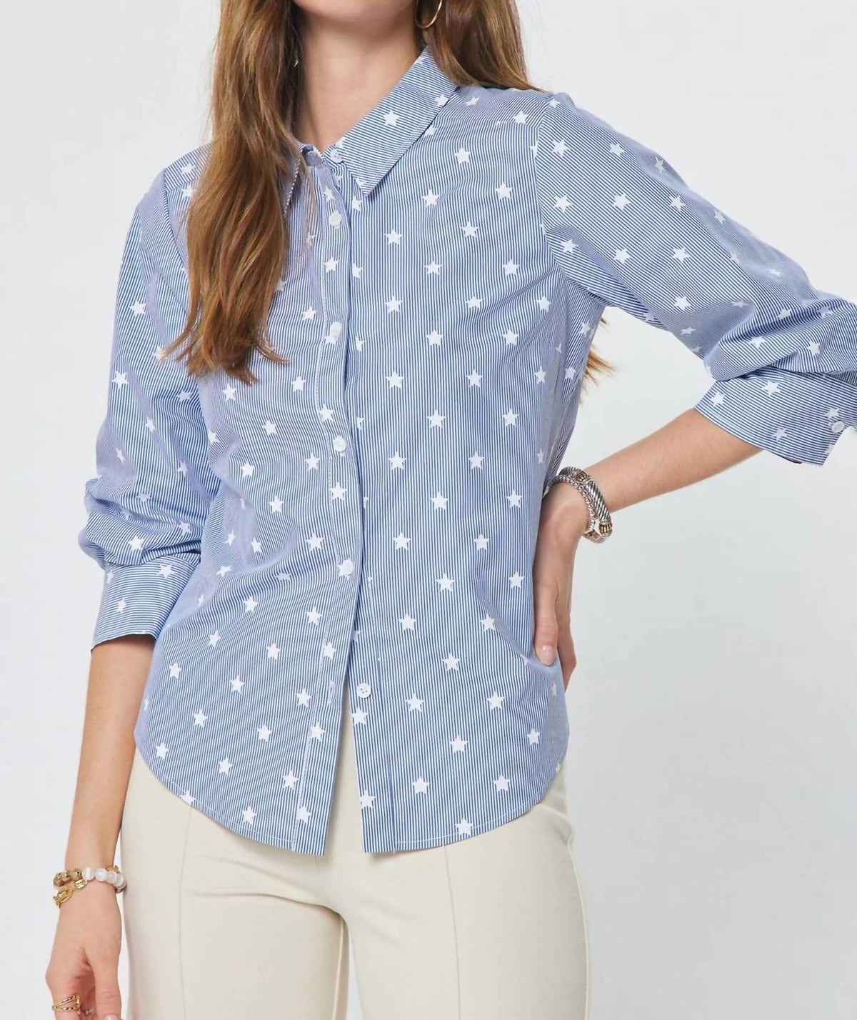 Current Air - Americana Button Down Top
