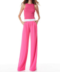 Alice + Olivia - Zulma Ribbed Knit Tank Top