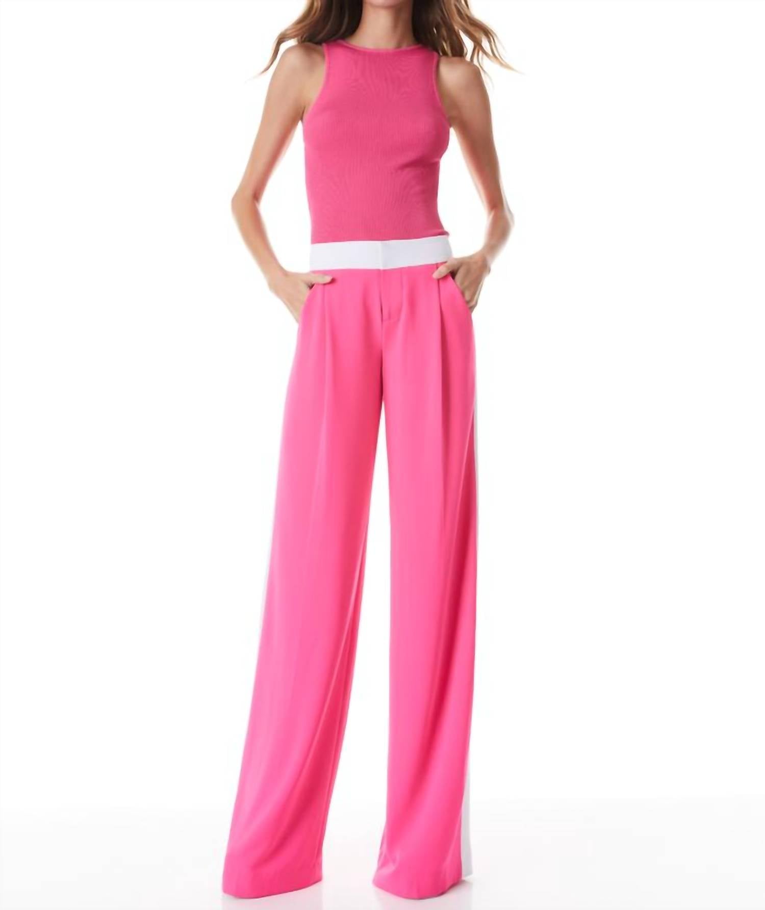 Alice + Olivia - Zulma Ribbed Knit Tank Top